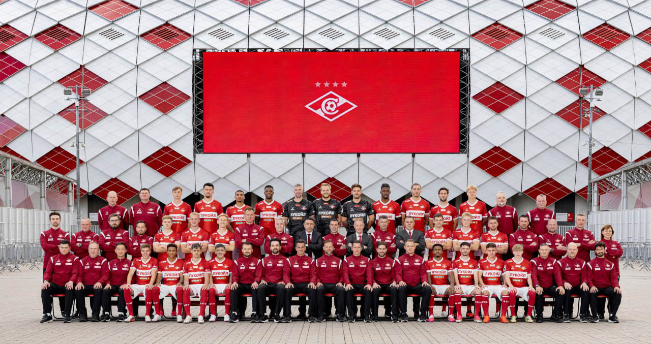 Командная фотография Спартака - сезон 2026/27