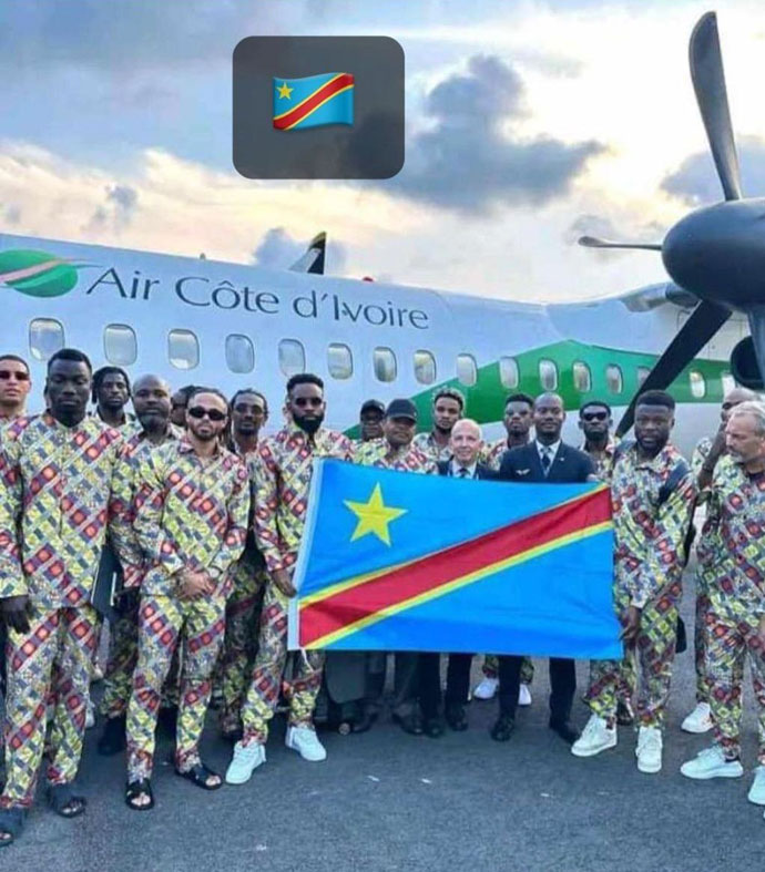 Бонгонда в составе сборной ДР Конго прибыл в Кот-д’Ивуар на Кубок Африки